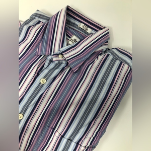 Peter‎ Millar Plaid L/S Button Down Shirt Blue Green 100% Cotton Men's Size S#7